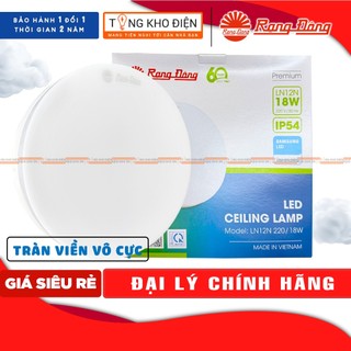 Đèn LED Ốp trần Rạng Đông 18W Փ220, ChipLED Samsung Model: D LN12L 220/18W