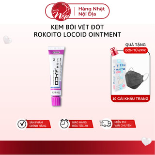 Kem bôi vết đốt côn trùng, muỗi đốt Rokoito Locoid Ointment Nhật Bản 5g
