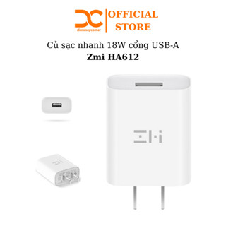 Củ sạc nhanh 18W Zmi HA612 QC3.0 màu ngẫu nhiên/ dây cáp sạc AL803/AL813C - Shop Điện Máy Center
