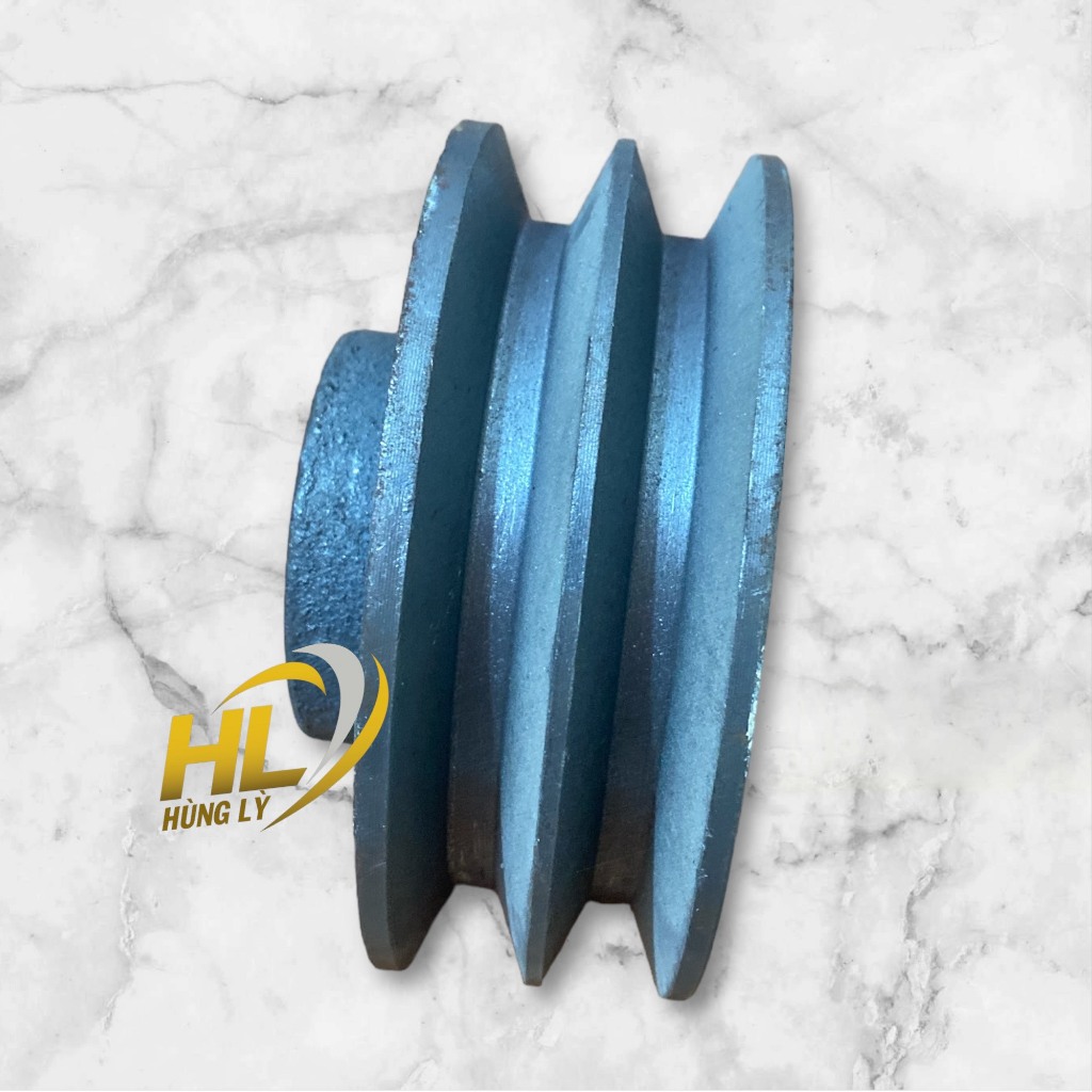 Puly 28*120mm-2 rãnh B lắp mô tơ máy nông nghiệp
