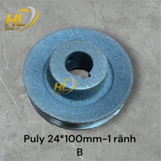 Puly 24*100mm 1 rãnh B lắp mô tơ máy nông nghiệp