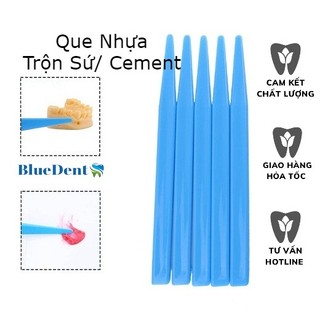 Combo 5 que nhựa trộn vật liệu sứ cement
