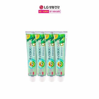 Combo 4 Kem đánh răng Bamboo Salt Muối Tre 140g/tuýp