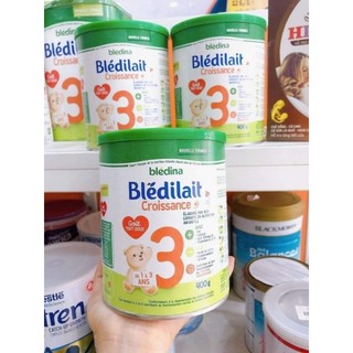Sữa bột bledina pháp đủ số 1,2,3 hộp 400g