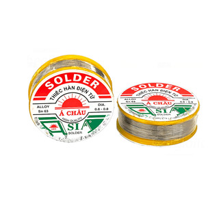 Thiếc hàn điện tử Á Châu 0.8mm Sn63 Pb37 16g (Solder Wire)