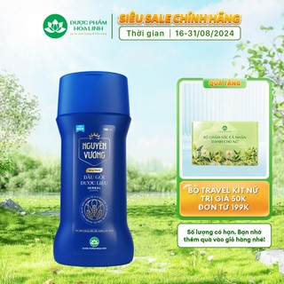 Dầu gội dược liệu Nguyên Vương Sảng khoái dành cho nam chai 180ml - Hương sảng khoái