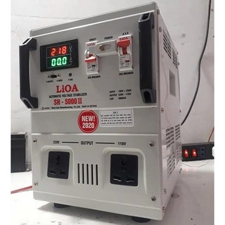 [Lioa Bảo Hành 3 Năm] Ổn Áp Lioa SH-5KVA - 5000VA 150V -điện ra 110V - 220V...THẾ HỆ MỚI...