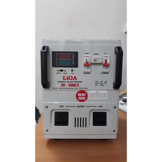 [Lioa Bảo Hành 3 Năm] Ổn Áp Lioa SH-5KVA - 5000VA 150V -điện ra 110V - 220V...THẾ HỆ MỚI...