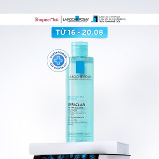 Nước làm sạch sâu và tẩy trang da dầu nhạy cảm La RochePosay Micellar Water 200ml
