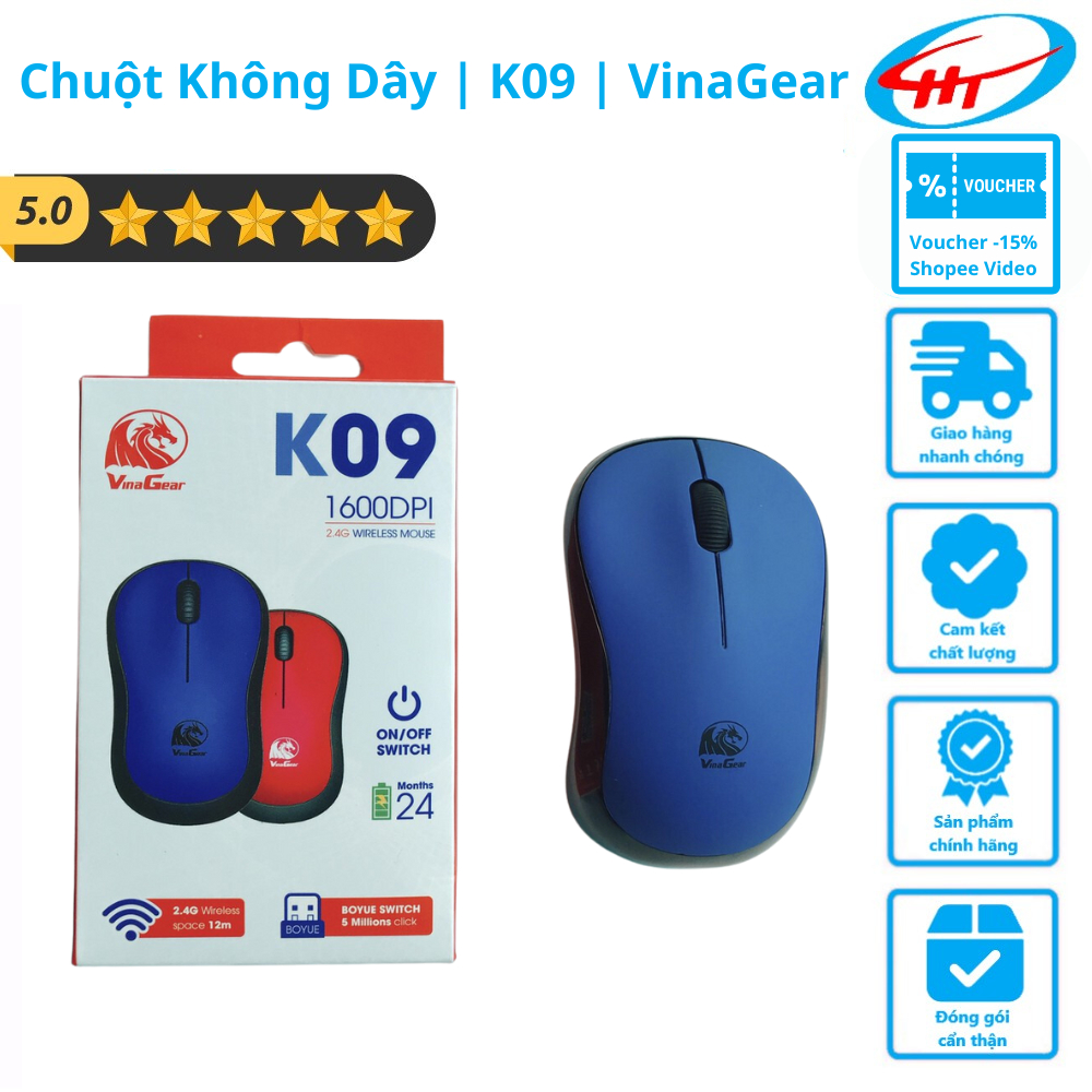 Chuột Không Dây | K09 | VinaGear