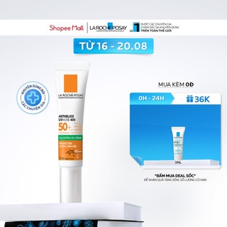 Kem chống nắng La Roche-Posay kiềm dầu 12H Anthelios UVMUNE 400 Gel-Cream 15ml