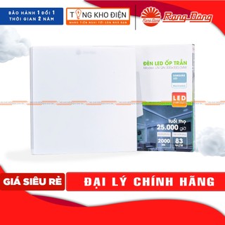 Đèn LED ốp trần vuông Rạng Đông 24W, Model: D LN12L 30x30/24W