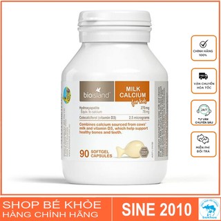 Milk canxi bioisland bổ xung canxi cho bé từ 6 tháng