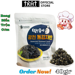 Rong biển ăn liền kim vụn trộn cơm hàn quốc túi zip 50g vị dầu oliu có vừng-rong biển vụn rắc cơm ăn liền sp002162