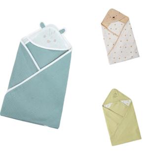 N08007 Chăn ủ cho bé từ sơ sinh bst mới của Nous chất liệu Nu Muslin an toàn mềm mại cho bé