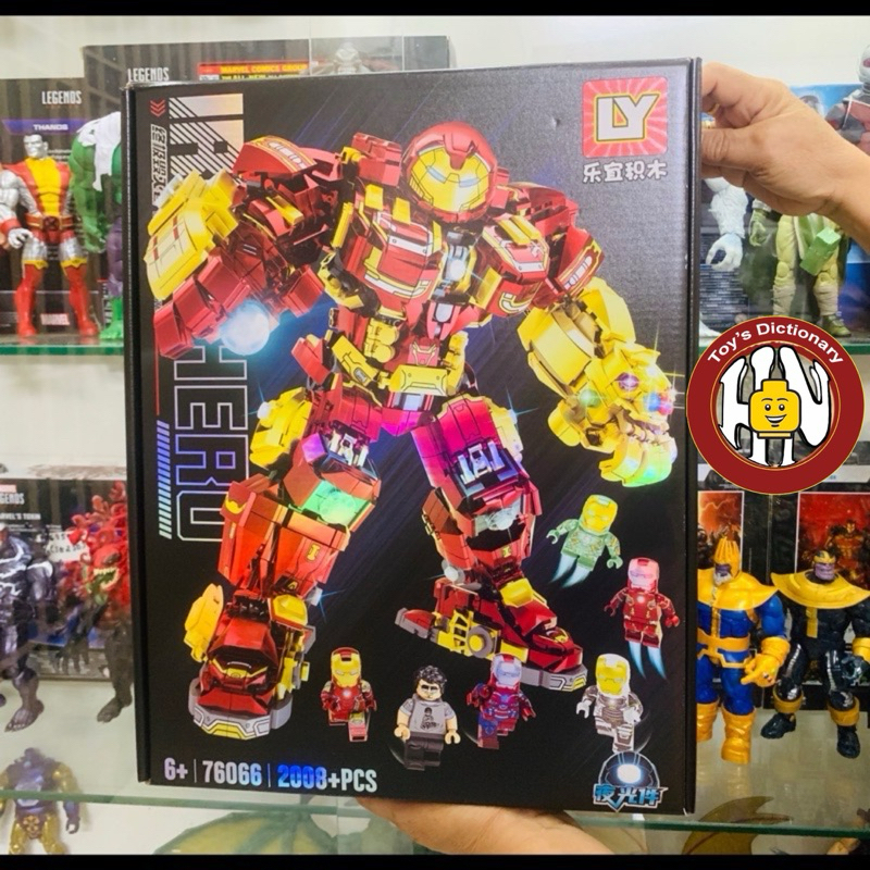Đồ chơi xếp hình - Lắp ráp Hulkbuster 76066 - Hàng cao cấp - Siêu to bự - 2008pcs - Ảnh shop - Marve