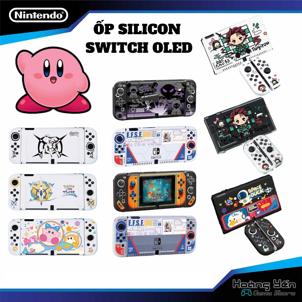 Ốp Nintendo Switch Oled Silicon Dẻo
