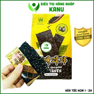 Bánh quy mè đen ăn kiêng healthy Godinn 260g phù hợp người tiểu đường giảm cân