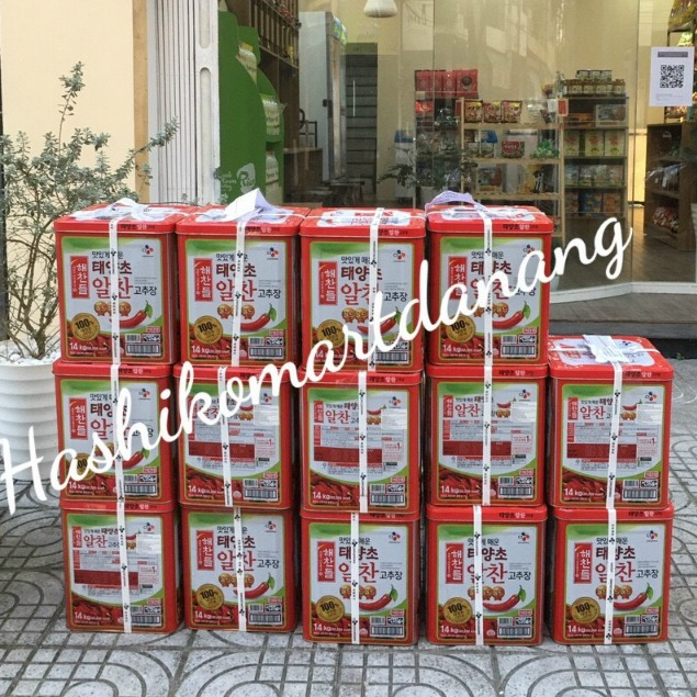 Tương ớt Hàn Quốc thùng 14kg