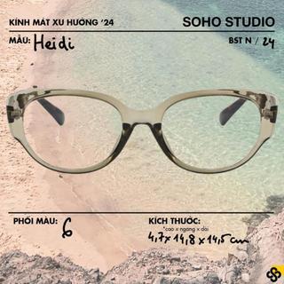 25.8 Kính mát HEIDI Soho Studio gọng mắt mèo tròng to, gọng thanh mảnh hợp mọi mặt