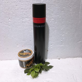 COMBO SÁP VUỐT TÓC SUAVECITO POMADE VÀ GÔM XỊT TÓC LUXURIOUS
