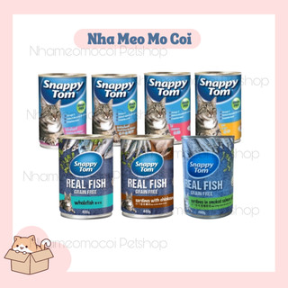 Pate lon Snappy Tom REAL FISH lon 400g