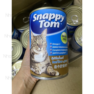 Pate lon Snappy Tom REAL FISH lon 400g