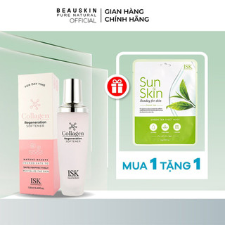 [Mã BMLT35 giảm đến 35K đơn 99K] Nước Hoa Hồng Dưỡng Ẩm, Trắng Da ISK Collagen Regeneration Softener 130 ml- ITN1200110