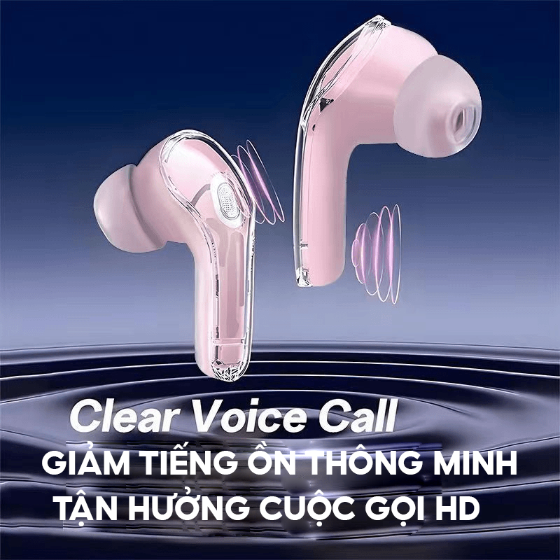 Tai nghe không dây bluetooth B45 TWS chống ồn có micro thích hợp tập gym chạy bộ nghe nhạc xem phim | BigBuy360 - bigbuy360.vn