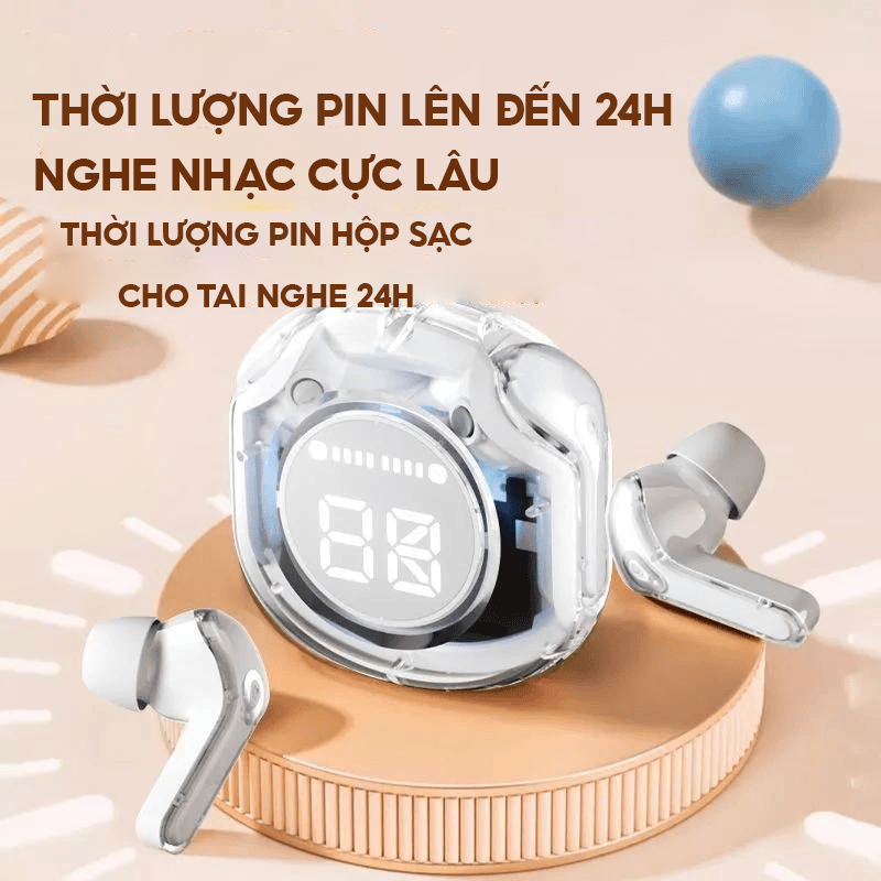 Tai nghe không dây bluetooth B45 TWS chống ồn có micro thích hợp tập gym chạy bộ nghe nhạc xem phim | BigBuy360 - bigbuy360.vn