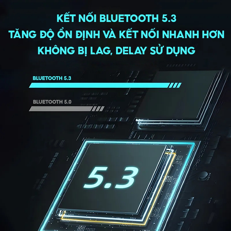 Tai nghe không dây bluetooth B45 TWS chống ồn có micro thích hợp tập gym chạy bộ nghe nhạc xem phim | BigBuy360 - bigbuy360.vn