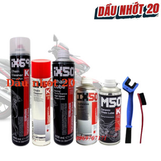 Xịt dưỡng sên phử sứ cao cấp nhập khẩu Đức Voltronic M50-K Ceramic Chain Lube Kèm rửa sên IX69