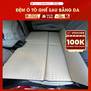 Đệm Ô Tô Ghế Sau Gấp Gọn Bằng Da Cao Cấp, Nệm Xe Hơi Bằng Da Gấp Gon Thông Minh BenStore 11