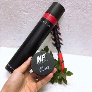 Combo Gôm Sáp NewForce NF và Gôm Keo Xịt Tóc Luxurious