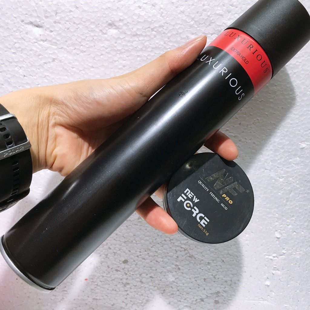 Combo Gôm Sáp NewForce NF và Gôm Keo Xịt Tóc Luxurious