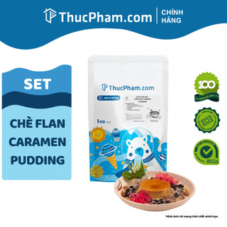 Set Chè Flan Caramen Pudding ThucPham.com 8 - 10 Chén Tự Nấu Đơn Giản Tại Nhà