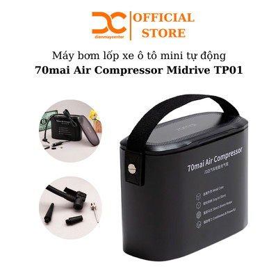 Máy bơm lốp xe ô tô mini tự động 70mai Air Compressor Midrive TP01 - Bảo hành 6 tháng