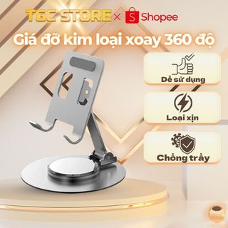   Xịn  Giá đỡ để bàn hợp kim s512 mọi Điện Thoại ipad mini Xoay 360 Độ linh hoạt chắc chắn có thể gấp gọn-CarePhones 