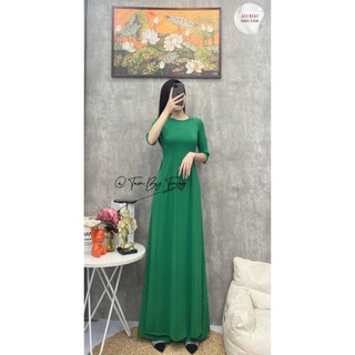 Áo dài trơn đẹp các màu
