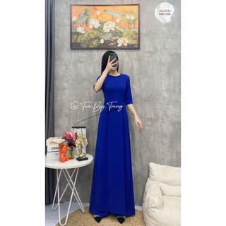 Áo dài trơn đẹp các màu