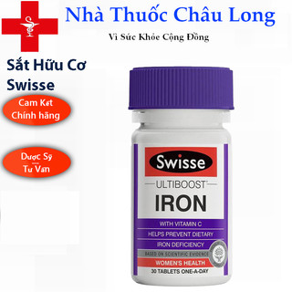 Viên uống hỗ trợ bổ sung sắt Swisse Ultiboost Iron của Úc 30 viên
