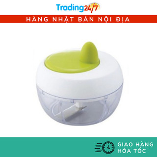 [Hỏa tốc HCM] Cối Xay Hành Tỏi Gia Vị Dạng Nắp Xoay KAKUSEI Nội Địa Nhật Bản