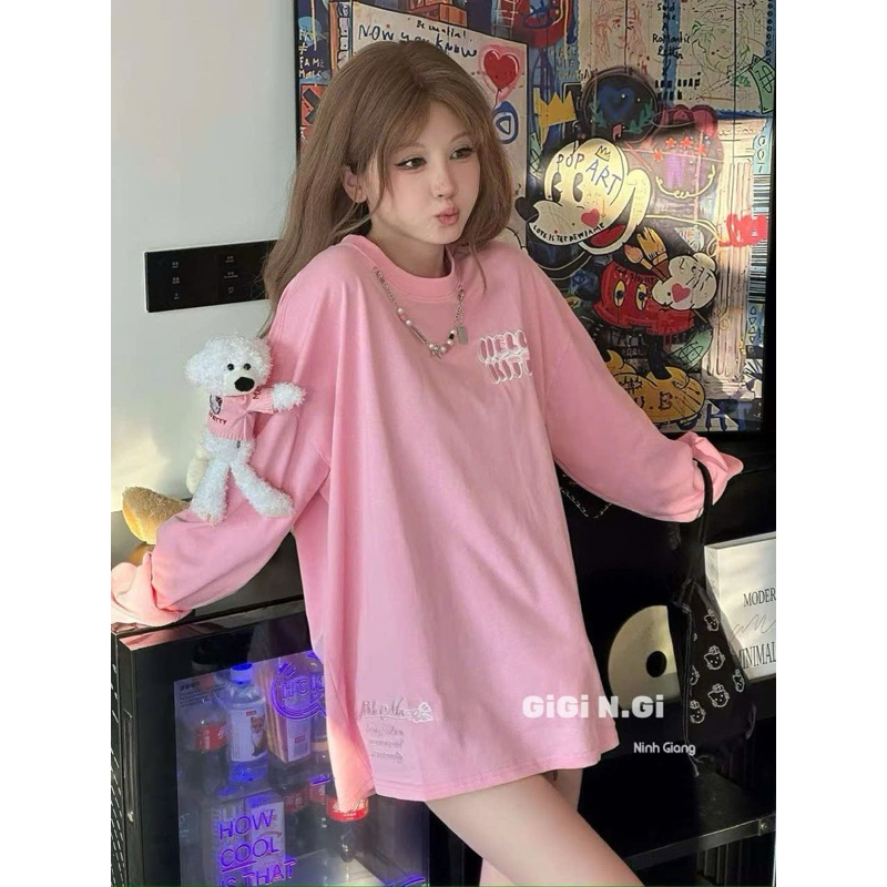 ÁO DÀI TAY 13DE MARZO HELLO KITTY CỔ CHARM [HÀNG SẴN]