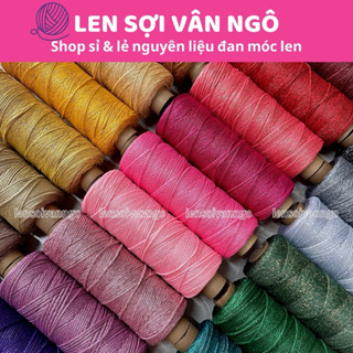  Sợi dệt kim tuyến 2mm Craftyarn VN  cuộn 125gr   26265  