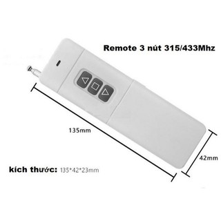 Remote 3 nút điều khiển đảo chiều thiết bị điện