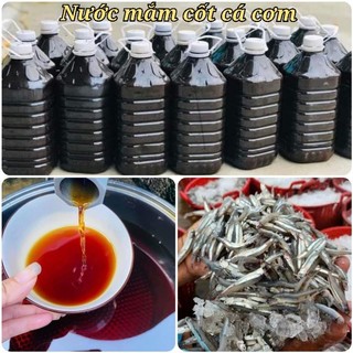 5 lít nước mắm cốt cá cơm nguyên chất