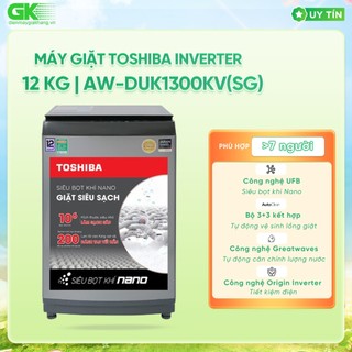 Aw-duk1300kv - máy giặt toshiba inverter 12kg aw-duk1300kv - giao toàn quốc