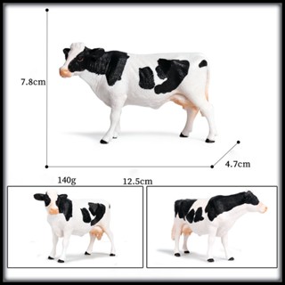 Đồ chơi mô hình động vật con Bò sữa Động vật nông trại con bò - Chính hãng