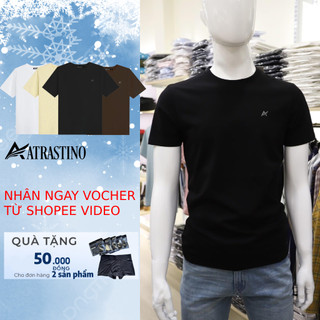 Áo thun nam Atrastino Basic 5 màu, vải Cotton cao cấp, co giãn