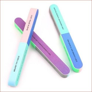 Cây dũa móng tay chân 6 mặt dụng cụ làm nail chăm sóc móng mềm chà nhám và đánh bóng mài mịn móng chuyên nghiệp tại nhà
